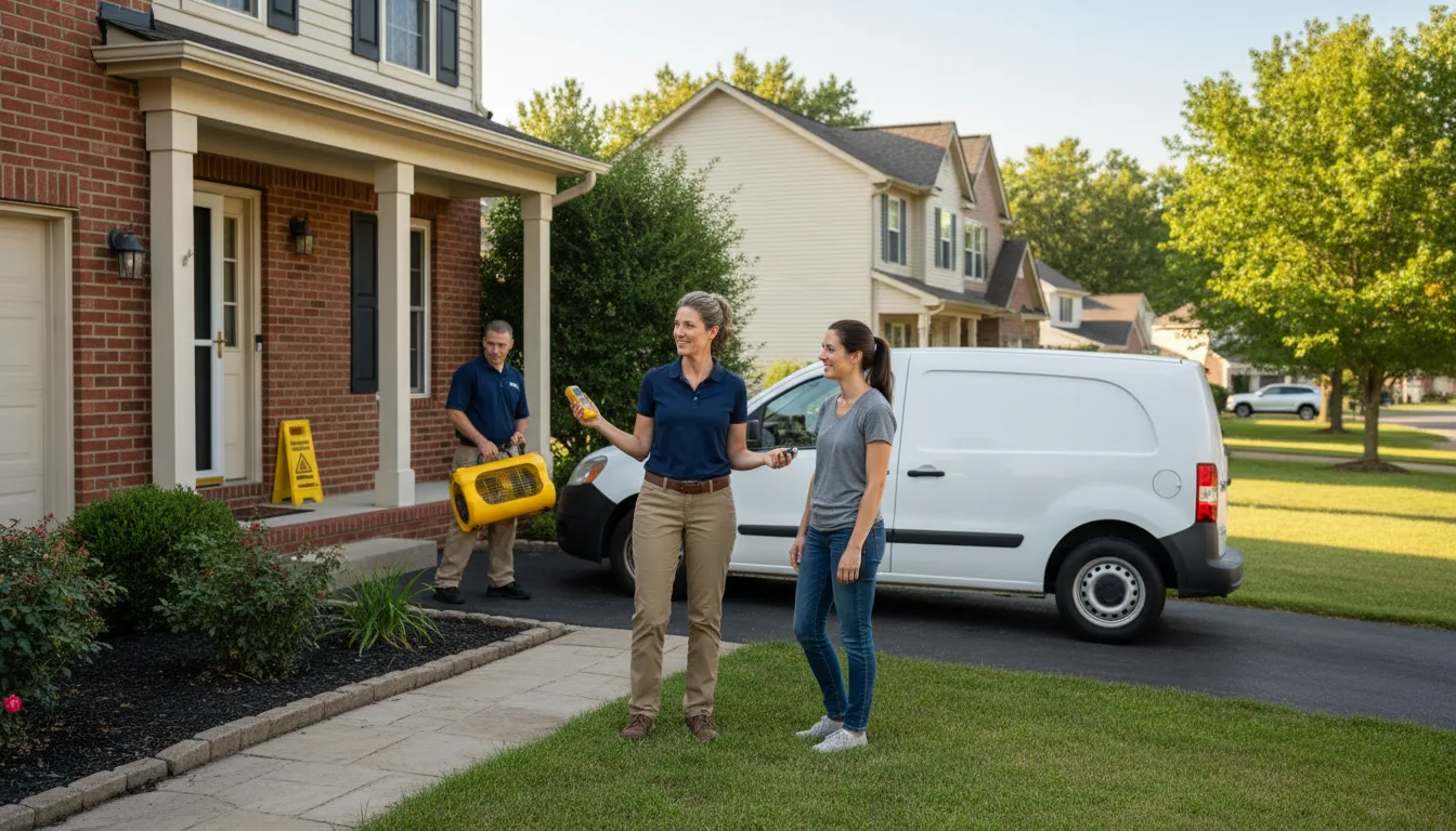 Water restoration image for Emergency Water Damage Restoration in Hallsville, MO